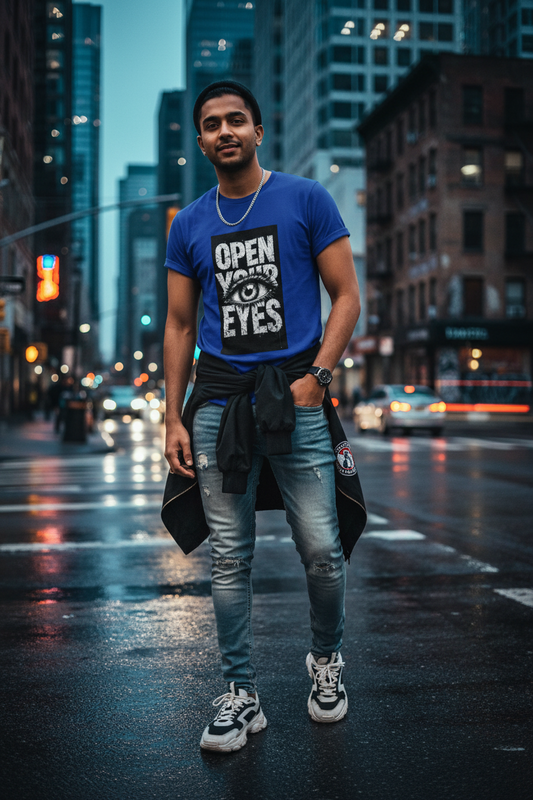 Open Your Eyes — Premium Unisex Graphic Tee