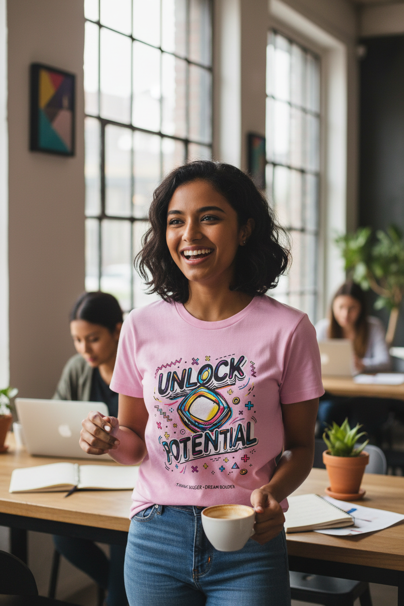Unlock Potential — Premium Unisex Graphic Tee